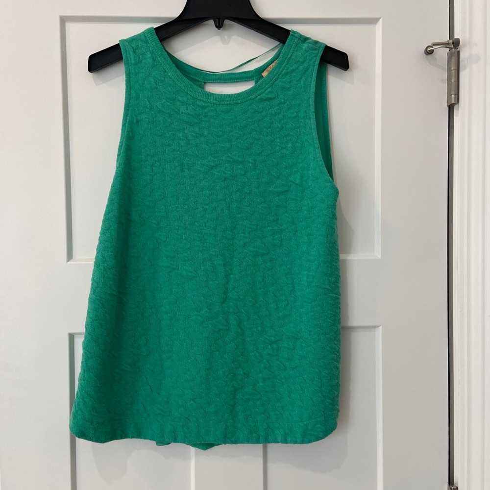 Zara Tank Top w/chiffon back, size M
